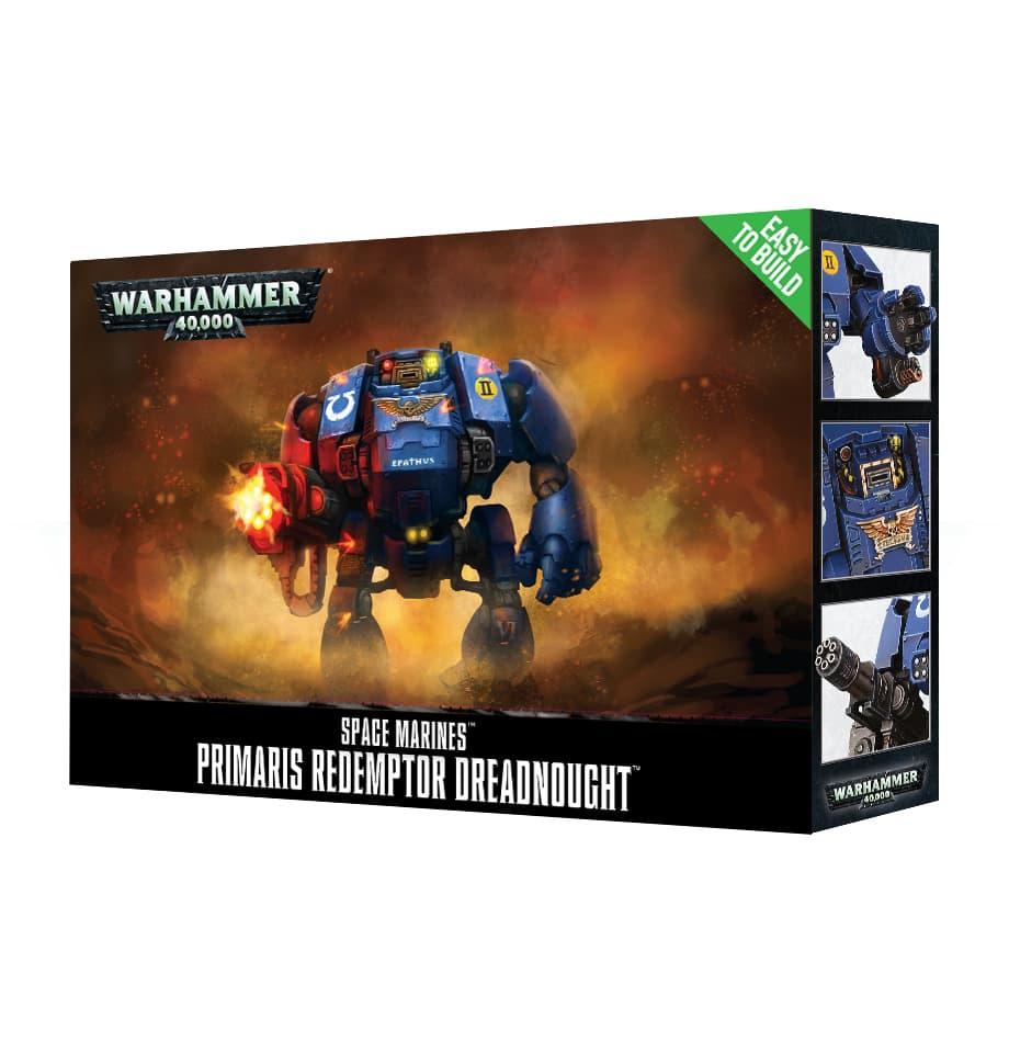 Easy to Build Space Marines Primaris Redemptor Dreadnought