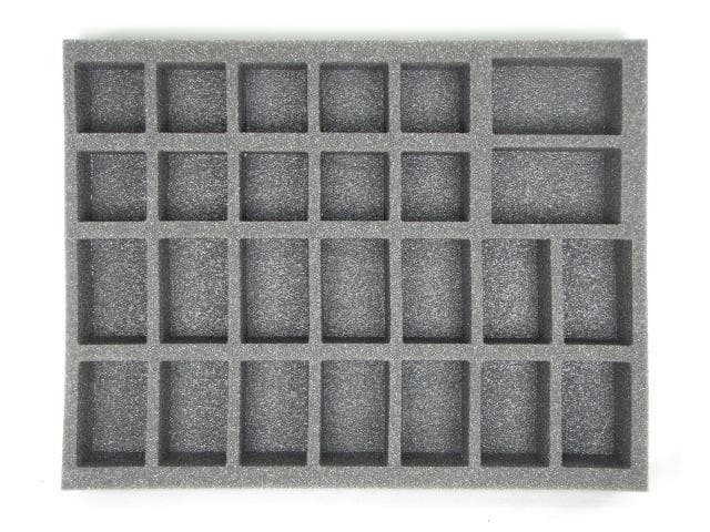 14 Large 10 Medium 2 X-Large Troop Foam Tray (BFL) 15.5W x 12L x 2.5H